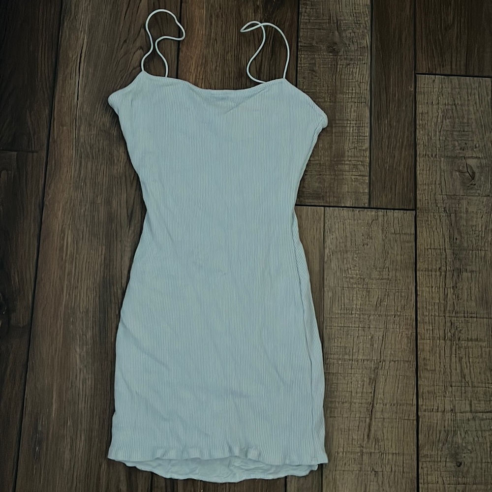 BLUE TANK DRESS